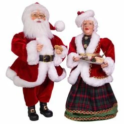 Wholesale 🛒 Kurt S. Adler, Inc. Kurt Adler 16" Kringle Klaus Mr. And Mrs. Claus, 2-Piece Set 🥰 -christmas decorations Sales 05a1bd0f0f5a60e1 3156 w800 h800 b1 p0