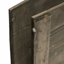 Hot Sale ✨ Vickerman Company Grey Square Wooden Knock Down Tree Collar , Gray, 21" X 9" 🥰 -christmas decorations Sales 0621c8e80176ad47 4473 w800 h800 b0 p0