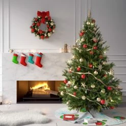 Brand new 🔔 Crash Pad Designs Retro ❄ Christmas Tree 👗 Skirt 🎉 -christmas decorations Sales 0ad154e40131543b 4959 w800 h800 b0 p0