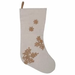 Discount 🧨 Vickerman Company Vickerman Qtx17402 Decorative 8"X19" Falling Flakes ❄ Christmas Stocking ⭐