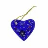 Coupon 😀 GlassOfVenice Murano Glass Heart 🎁 Christmas Ornament - Blue 🔔