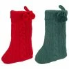 New 💯 Safavieh Nutmeg Stockings, 2-Piece Set, Redgreen, 11"x19" 👍