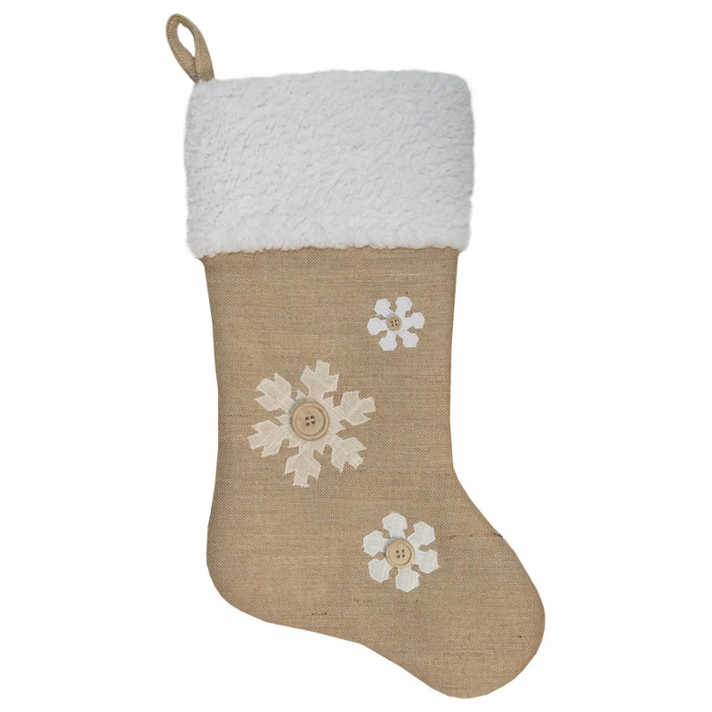 Top 10 ๐ Northlight Seasonal 20.5" Beige And Ivory Snowflake Embroidered ๐ Christmas Stocking ๐ 1 Top 10 ๐ Northlight Seasonal 20.5" Beige And Ivory Snowflake Embroidered ๐ Christmas Stocking ๐