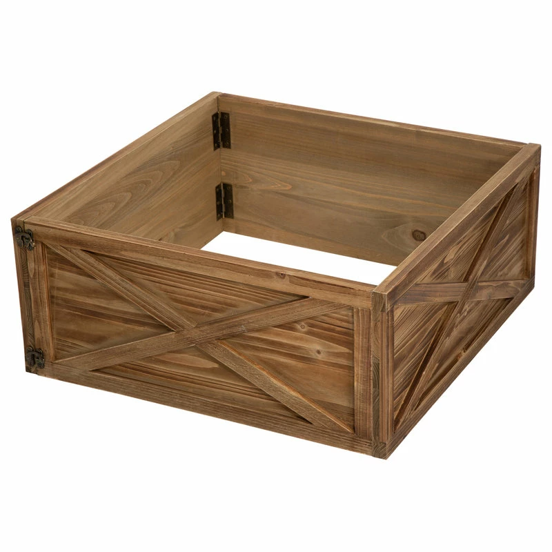 Coupon โค๏ธ Glitzhome Natural Wooden Tree Collar, 26"Lx26"W ๐ฅ 1 Coupon โค๏ธ Glitzhome Natural Wooden Tree Collar, 26"Lx26"W ๐ฅ