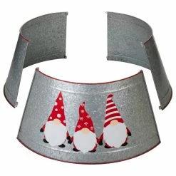 Best Sale ❤️ Glitzhome 26"D 🎄 Christmas Galvanized Metal Gnomes Tree Collar ✔️ -christmas decorations Sales 15f1ba7202b4347a 5853 w800 h800 b1 p0