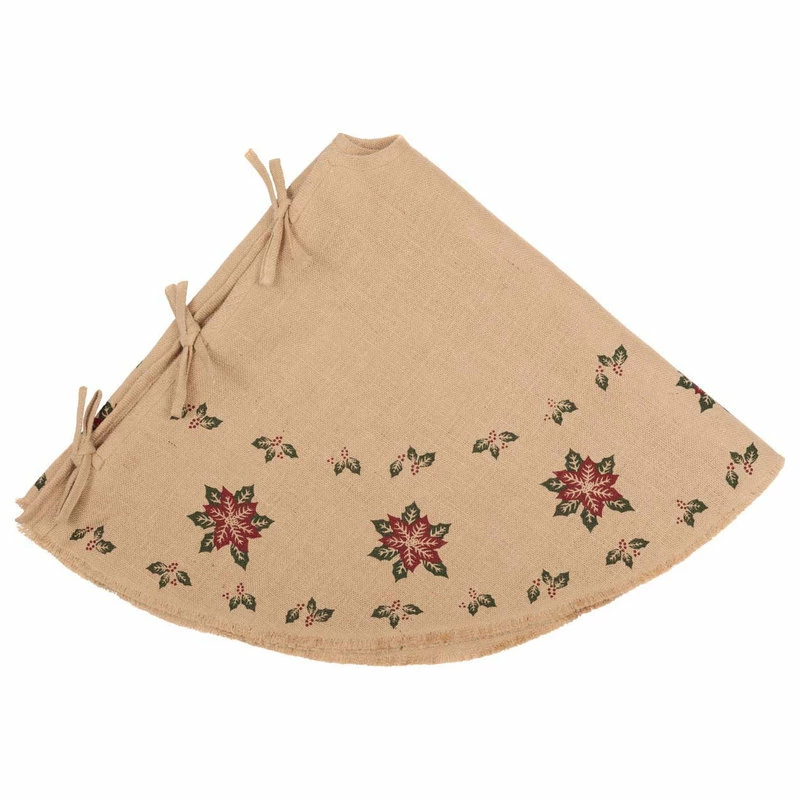 Promo ๐ฅ VHC Brand Jute Burlap Poinsettia Tree ๐ Skirt 42565 โญ 3 Promo ๐ฅ VHC Brand Jute Burlap Poinsettia Tree ๐ Skirt 42565 โญ - Image 3