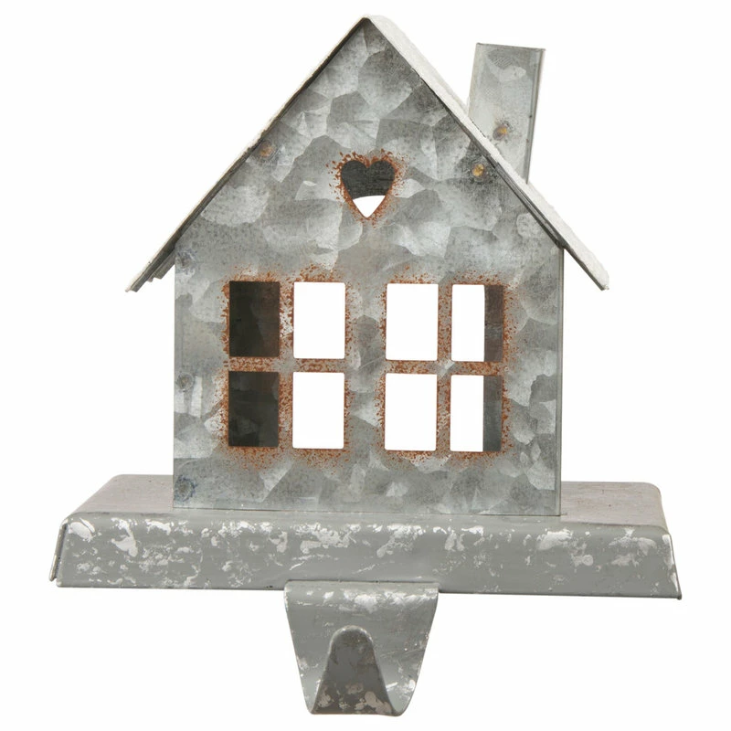 Top 10 ๐ Glitzhome 6" Galvanized House Stocking Holder ๐ 1 Top 10 ๐ Glitzhome 6" Galvanized House Stocking Holder ๐