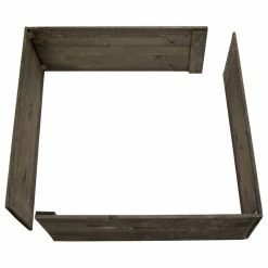 Hot Sale ✨ Vickerman Company Grey Square Wooden Knock Down Tree Collar , Gray, 21" X 9" 🥰 -christmas decorations Sales 2161920e0176ad45 4473 w800 h800 b1 p0