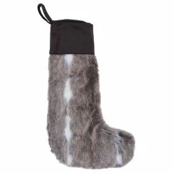 Hot Sale ⭐ Vickerman Company 8"x19" Snow Mink Collection Stocking 🤩