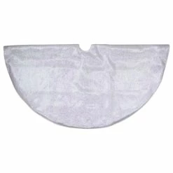 Best Pirce 🥰 Northlight Seasonal 48" White Iridescent Holographic Glittered 🎅 Christmas Tree 👗 Skirt 🎉