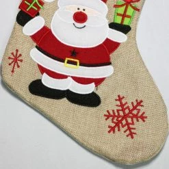 Best Sale 🔥 Northlight Seasonal 16" Burlap "Merry 🎁 Christmas" Santa Claus Embroidered 🎁 Christmas Stocking 🤩 -christmas decorations Sales 2d4182250b71e5be 1041 w800 h800 b0 p0
