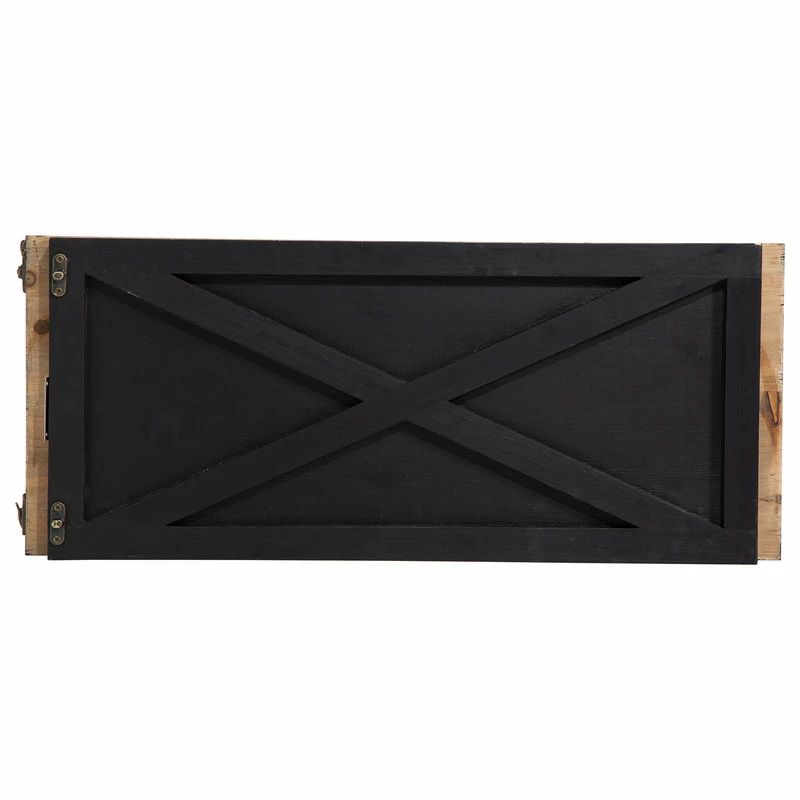 Promo ๐งจ Glitzhome Washed Wooden Tree Collar, Black, 26"lx26"w โจ 7 Promo ๐งจ Glitzhome Washed Wooden Tree Collar, Black, 26"lx26"w โจ - Image 7