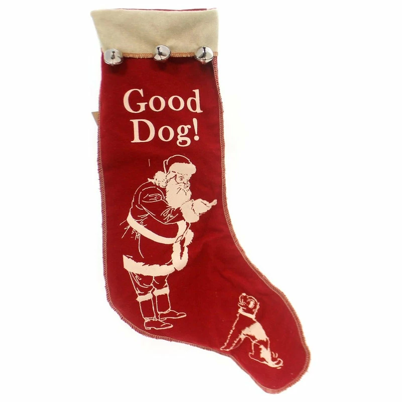 Flash Sale ๐ Christmas GOOD ๐ฆฎ DOG STOCKING Fabric Santa Jingle Bells Puppy 16696 ๐งจ 1 Flash Sale ๐ Christmas GOOD ๐ฆฎ DOG STOCKING Fabric Santa Jingle Bells Puppy 16696 ๐งจ