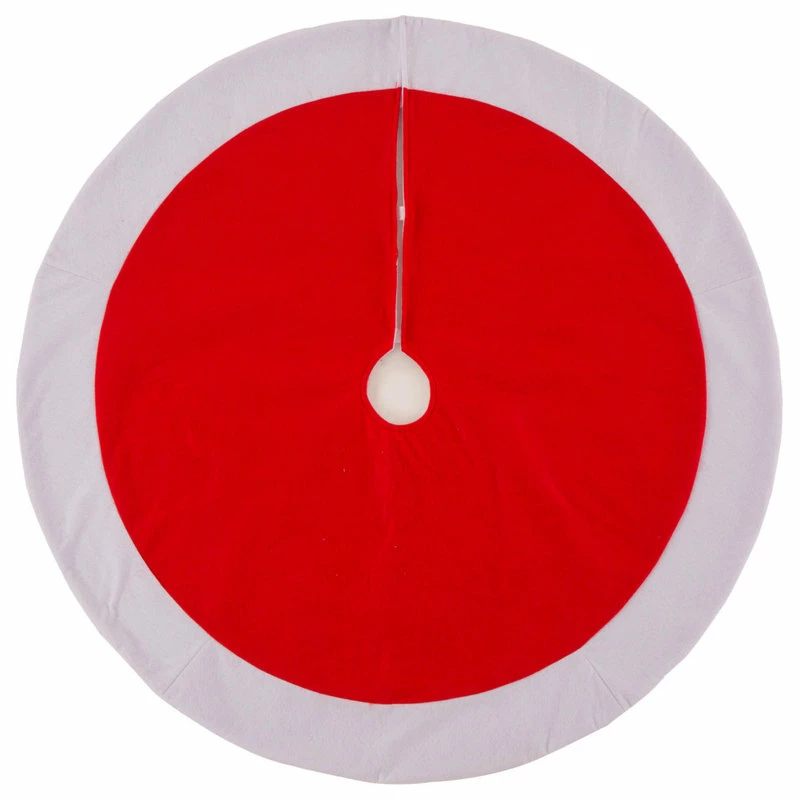 Hot Sale ๐ Glitzhome 48"D Red And White Felt ๐ Christmas Tree ๐ Skirt โจ 1 Hot Sale ๐ Glitzhome 48"D Red And White Felt ๐ Christmas Tree ๐ Skirt โจ