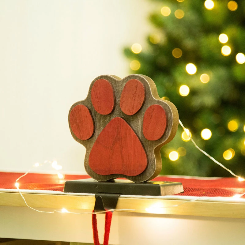 Deals ๐งจ Glitzhome 6.30" Wooden/Metal Paw Stocking Holder ๐ 5 Deals ๐งจ Glitzhome 6.30" Wooden/Metal Paw Stocking Holder ๐ - Image 5