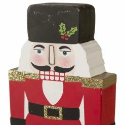 Discount 👏 Glitzhome 7" Wooden/Metal Nutcracker Stocking Holder, Set Of 2 🧨 -christmas decorations Sales 37115bb30173d755 4740 w800 h800 b1 p0