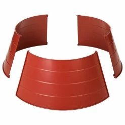 Best Pirce 🥰 Glitzhome 22" D ❄ Christmas Painted Metal Tree Collar, Red 🎉 -christmas decorations Sales 38d1a62802b42ee1 5809 w800 h800 b1 p0