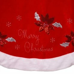 Coupon ❤️ Kurt S. Adler, Inc. Kurt Adler 72" Red And White Velvet Merry 🎄 Christmas Applique Treeskirt 💯 -christmas decorations Sales 417102c00f5a60f1 3160 w800 h800 b0 p0