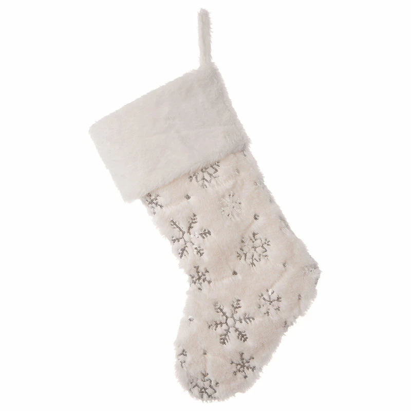 Best Pirce ๐คฉ Glitzhome 2Pk White Plush With Snowflake โ Christmas Stocking ๐งจ 10 Best Pirce ๐คฉ Glitzhome 2Pk White Plush With Snowflake โ Christmas Stocking ๐งจ - Image 10