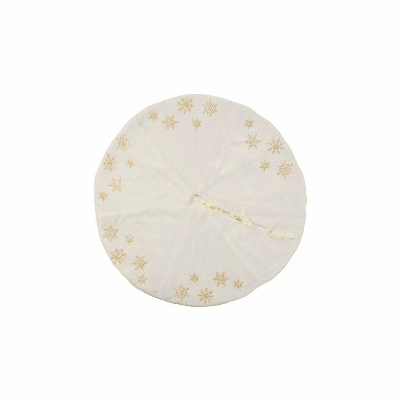 Wholesale ๐ Manor Luxe Snowflake Sequin Soft Plush Furry ๐ Christmas Treeskirt 56'' Round, White ๐ 1 Wholesale ๐ Manor Luxe Snowflake Sequin Soft Plush Furry ๐ Christmas Treeskirt 56'' Round, White ๐