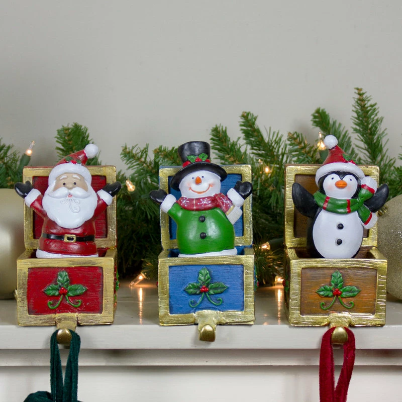 Cheapest ๐ Northlight Seasonal Set Of 3 Santa Snowman And Penguin Jack, The Box ๐ Christmas Stocking Holders ๐ 4 Cheapest ๐ Northlight Seasonal Set Of 3 Santa Snowman And Penguin Jack, The Box ๐ Christmas Stocking Holders ๐ - Image 4