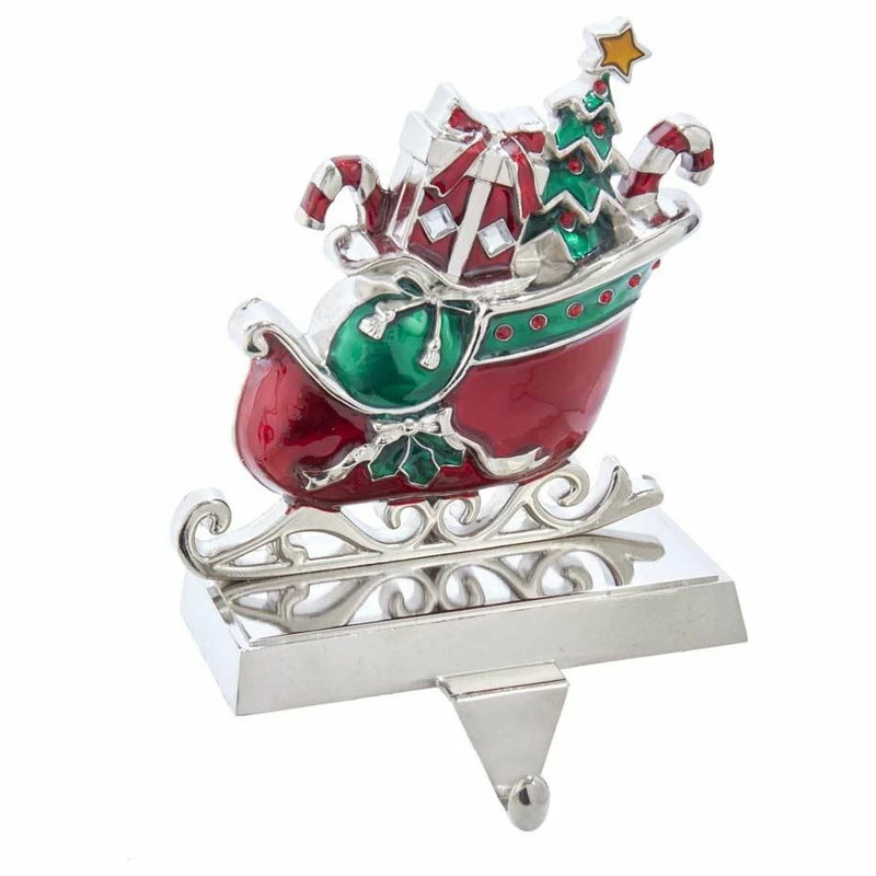 Discount ๐ Kurt S. Adler, Inc. Kurt Adler 7.3" Metal Sleigh Stocking Hanger ๐ 1 Discount ๐ Kurt S. Adler, Inc. Kurt Adler 7.3" Metal Sleigh Stocking Hanger ๐