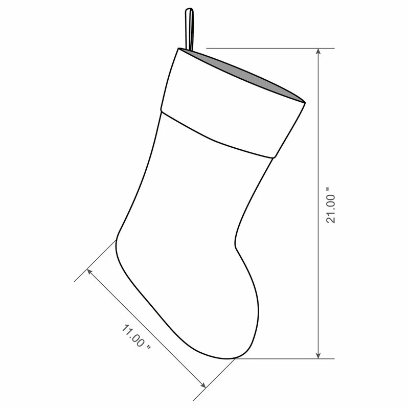 Hot Sale ๐ Glitzhome 2pk 21"L Fabric โ Christmas Stocking Dachshund โจ 6 Hot Sale ๐ Glitzhome 2pk 21"L Fabric โ Christmas Stocking Dachshund โจ - Image 6