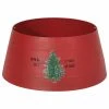 Best Sale 🔔 GDFStudio Gilmanton Metal 🎄 Christmas Tree Collar, Red ⭐