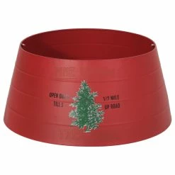 Best Sale ๐ GDFStudio Gilmanton Metal ๐ Christmas Tree Collar, Red โญ