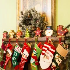 Buy 😍 Glitzhome Marquee LED Snowman Head & Tree Stocking Holder, 2-Piece Set 👍 -christmas decorations Sales 5951c01e01725e8b 4728 w800 h800 b0 p0