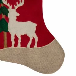 Buy 😀 Northlight Seasonal 20.5" Red And Green Plaid 🎄 Christmas Stocking With A Pine Tree And Moose 💯 -christmas decorations Sales 5af1967c00dbdfe7 3262 w800 h800 b0 p0