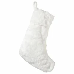 Best reviews of 🧨 Fenncostyles.com Faux-Fur Holiday Stocking, White 😉