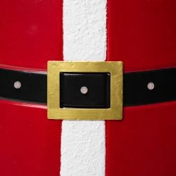 Coupon 🎉 Glitzhome Red Metal Santa Belt Tree Collar With Light String, 26"D 🎉 -christmas decorations Sales 6581a16d00ffc7c4 0265 w800 h800 b0 p0