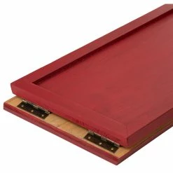 Flash Sale 👍 Glitzhome Red Trapezoid "Believe In The Magic" ❄ Christmas Tree Collar, 32"x32" 🔔 -christmas decorations Sales 69e1f31302b44b3c 5815 w800 h800 b1 p0