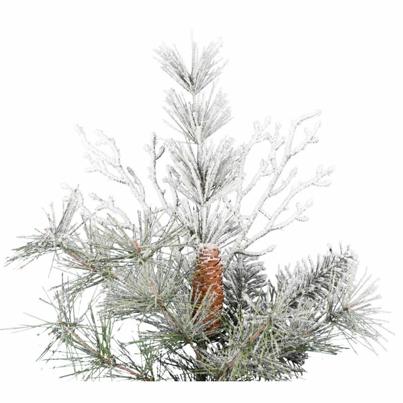 Outlet ๐ฅ Vickerman Company Flocked Cheshire Artificial โ Christmas Tree , Unlit, 6.5' X 59" ๐ 2 Outlet ๐ฅ Vickerman Company Flocked Cheshire Artificial โ Christmas Tree , Unlit, 6.5' X 59" ๐ - Image 2