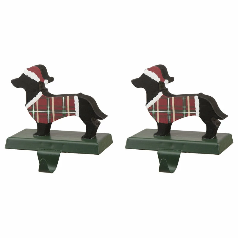 Hot Sale ๐ฏ Glitzhome Set Of 2 Wooden/Metal Dachshund Stocking Holder โจ 1 Hot Sale ๐ฏ Glitzhome Set Of 2 Wooden/Metal Dachshund Stocking Holder โจ