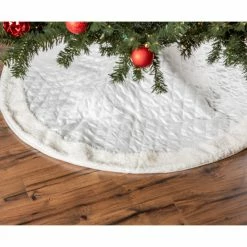 Promo 😉 Design Imports DII Cream Diamond Quilted Holiday Tree 👗 Skirt ✔️ -christmas decorations Sales 7691ff69019d191f 5875 w800 h800 b0 p0