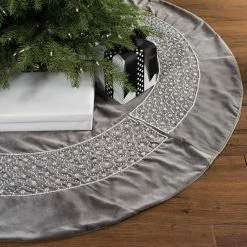 Hot Sale 🛒 Vickerman Company Vickerman 60" Blue Pearl Collection Tree 👗 Skirt 🧨 -christmas decorations Sales 7fa1f0e609f8d8bf 5113 w800 h800 b0 p0