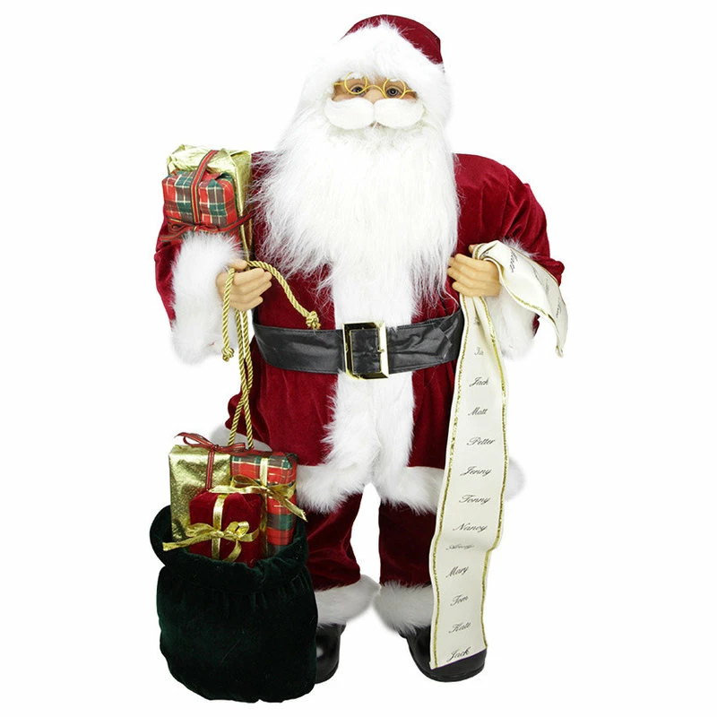 Flash Sale โญ Northlight Seasonal 32" Standing Traditional Santa Holding A List Of Names And Gift Bag ๐ 1 Flash Sale โญ Northlight Seasonal 32" Standing Traditional Santa Holding A List Of Names And Gift Bag ๐