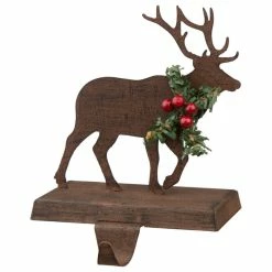 New ❤️ Glitzhome Set Of 2 Wooden/Metal Reindeer Stocking Holder 💯 -christmas decorations Sales 88a12ecd0da975fb 0943 w800 h800 b1 p0