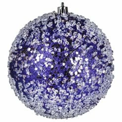 Flash Sale 😍 Vickerman Company 8" Purple Glitter Hail Ball 😀