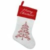 Flash Sale 🎉 Northlight Seasonal 15.5" White And Red Merry ❄ Christmas Tree Stocking 🥰