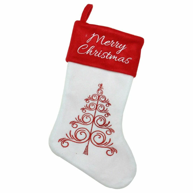 Flash Sale ๐ Northlight Seasonal 15.5" White And Red Merry โ Christmas Tree Stocking ๐ฅฐ 1 Flash Sale ๐ Northlight Seasonal 15.5" White And Red Merry โ Christmas Tree Stocking ๐ฅฐ