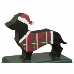 Best deal 🎉 Glitzhome 5.92" Wooden/Metal Dachhound Stocking Holder 🧨 -christmas decorations Sales 8ef1c61d0d283289 0869 w800 h800 b1 p0