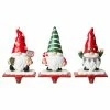 Discount 🥰 Glitzhome 7''H Set Of 3 Resin Gnomes Stocking Holder ⭐