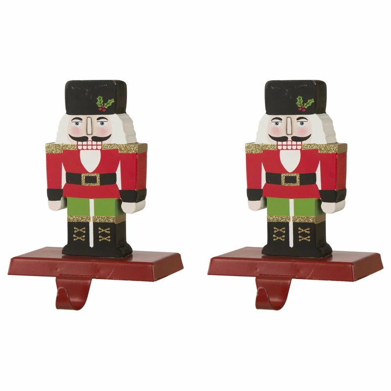 Flash Sale ๐ฅ Glitzhome Set Of 2 Wooden/Metal Nutcracker Stocking Holder ๐งจ 1 Flash Sale ๐ฅ Glitzhome Set Of 2 Wooden/Metal Nutcracker Stocking Holder ๐งจ