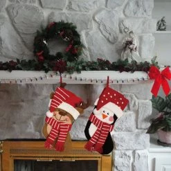 Best reviews of 🤩 Glitzhome 2-Piece 3D Hooked Stocking Set, Penguin And Reindeer 🎉 -christmas decorations Sales 9831f1dd0db00a9b 6614 w800 h800 b0 p0