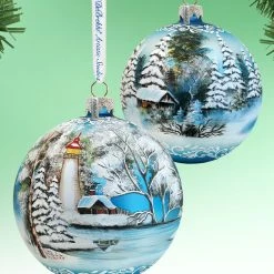 Wholesale 💯 G. DeBrekht Hand Painted Scenic Glass Ornament Winter Lighthouse, Limited Edition ⭐ -christmas decorations Sales 996149ad0f6abedc 5774 w800 h800 b0 p0