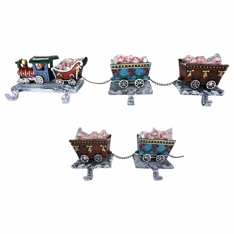 Flash Sale ๐ Lulu Decor Inc. Cast Iron Engine With Santa Sleigh, 4 Rail Carts Stocking Holders, 5-Piece Set ๐ 1 Flash Sale ๐ Lulu Decor Inc. Cast Iron Engine With Santa Sleigh, 4 Rail Carts Stocking Holders, 5-Piece Set ๐