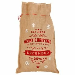 Best Pirce ⌛ WORTH IMPORTS Burlap 🎄 Christmas Sack, Merry 🎄 Christmas 😍